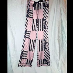 Victoria’s Secret satin PJ pants.